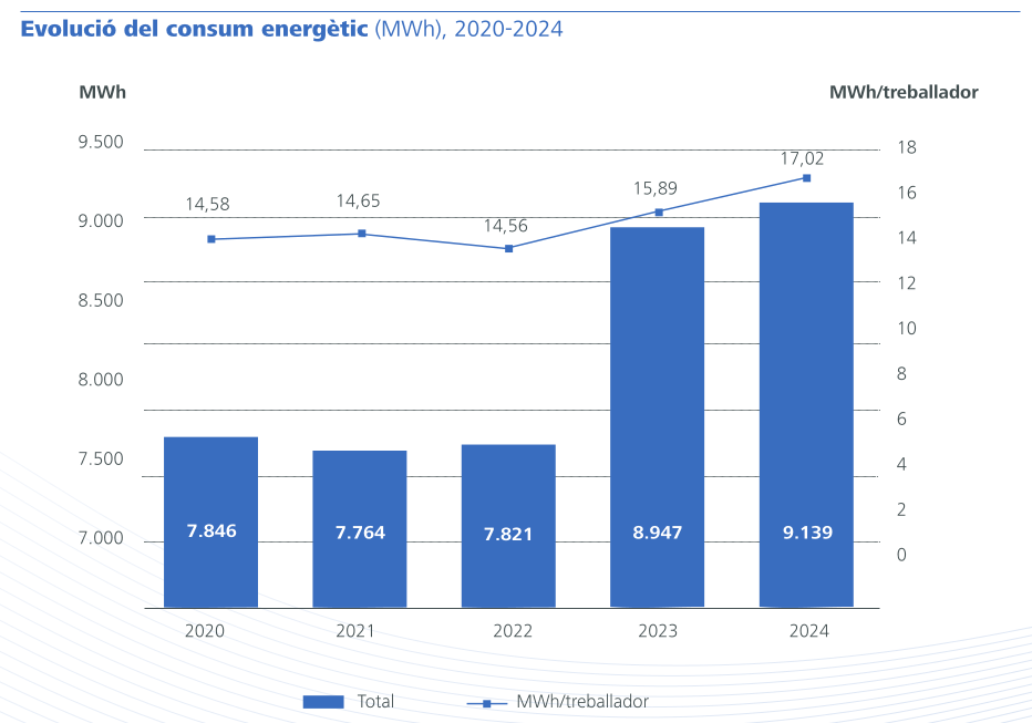Evolució del consum energètic