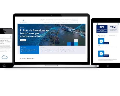 Le nouveau site internet du Port de Barcelone facilite la navigabilité, l’accessibilité et améliore l’expérience de l'utilisateur dans un environnement multiple.