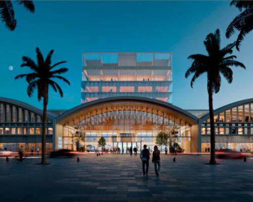 Fachada principal del futuro BlueTechPort.