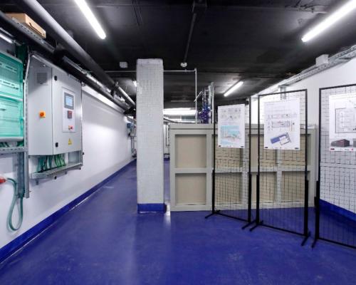 The construction of the technical room for greywater recycling at CNAB has already been completed.