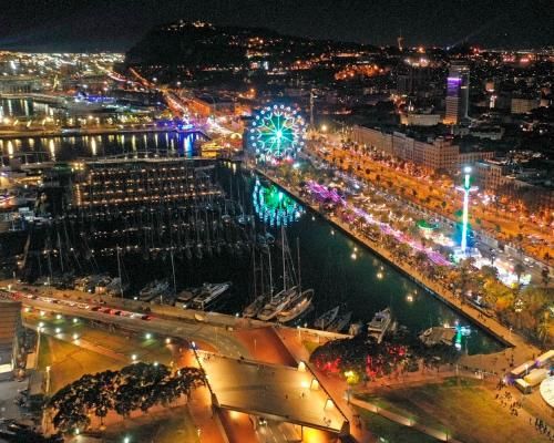 Imatge aèria de la darrera edició de “Nadal al Port”.