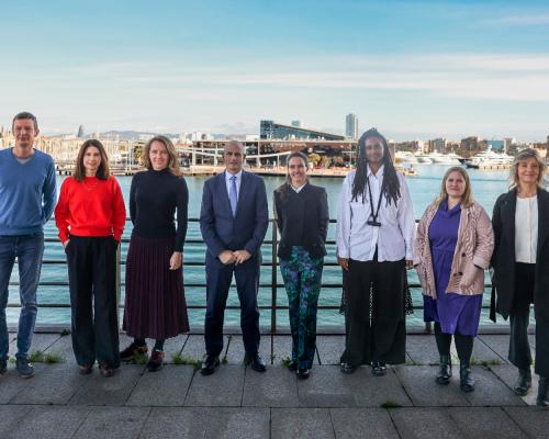 L’equip d’Art Explora i del Port Vell.