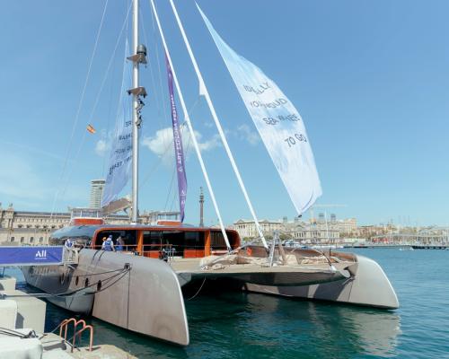 El vaixell museu d’Art Explora acull diverses instal·lacions.