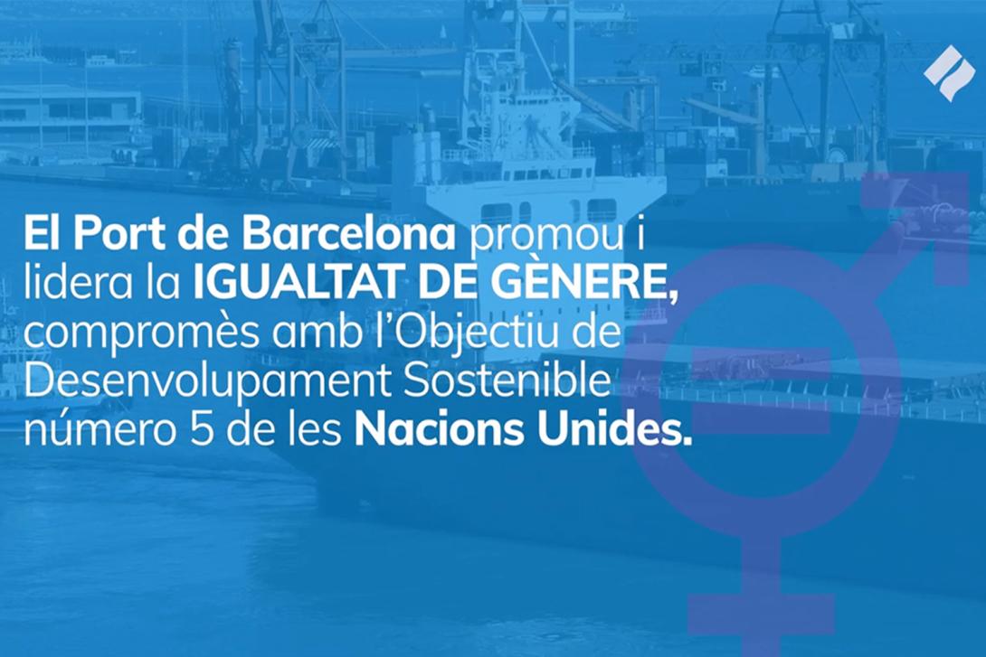 Infografía en materia de Igualdad en el Port de Barcelona