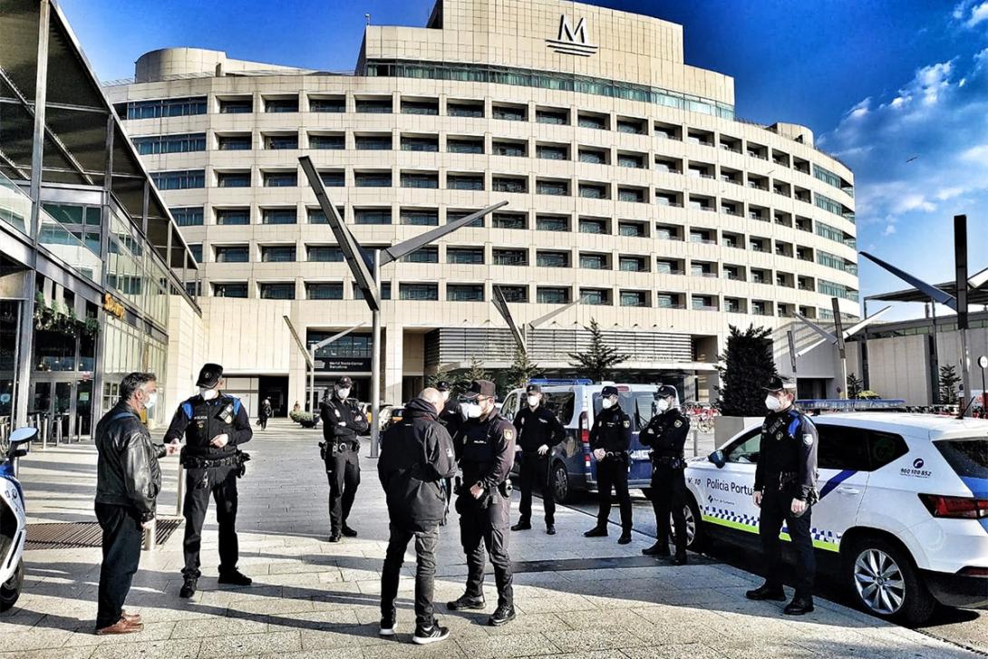 Operativo policial entre Policía Portuaria y Policía Nacional.