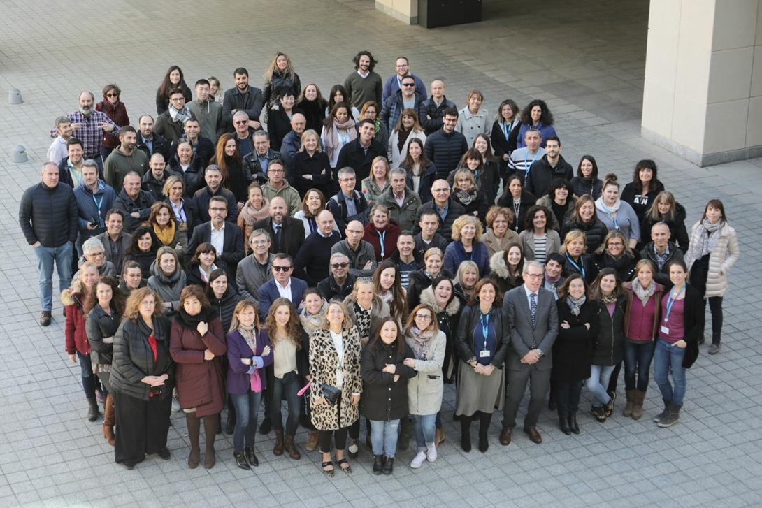 Commemoració del Dia Internacional de la Dona al Port de Barcelona el mes de març de 2020.