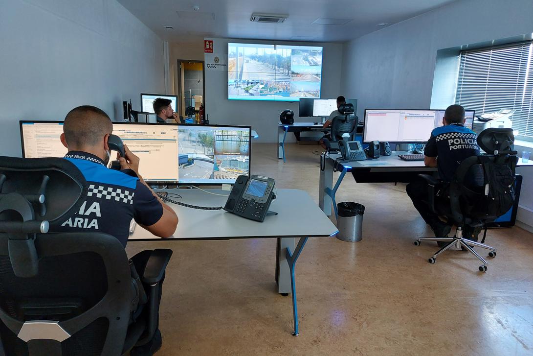 Imagen del actual Centro de Control Operativo de la Policía Portuaria.