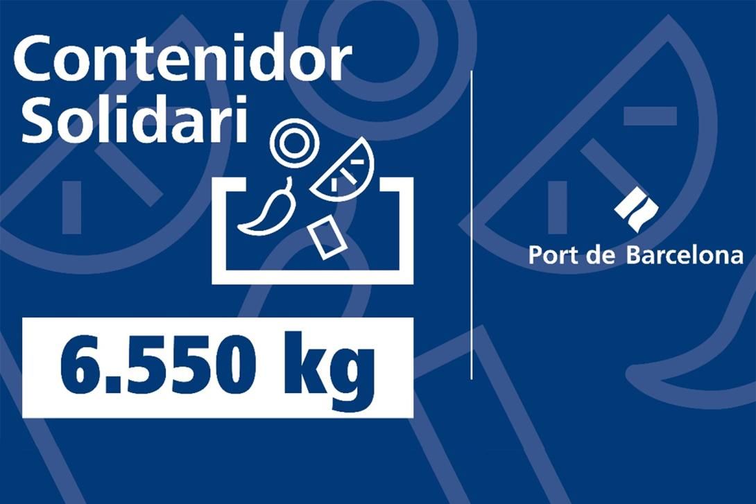 Infografia amb els quilos d'aliments recollits.