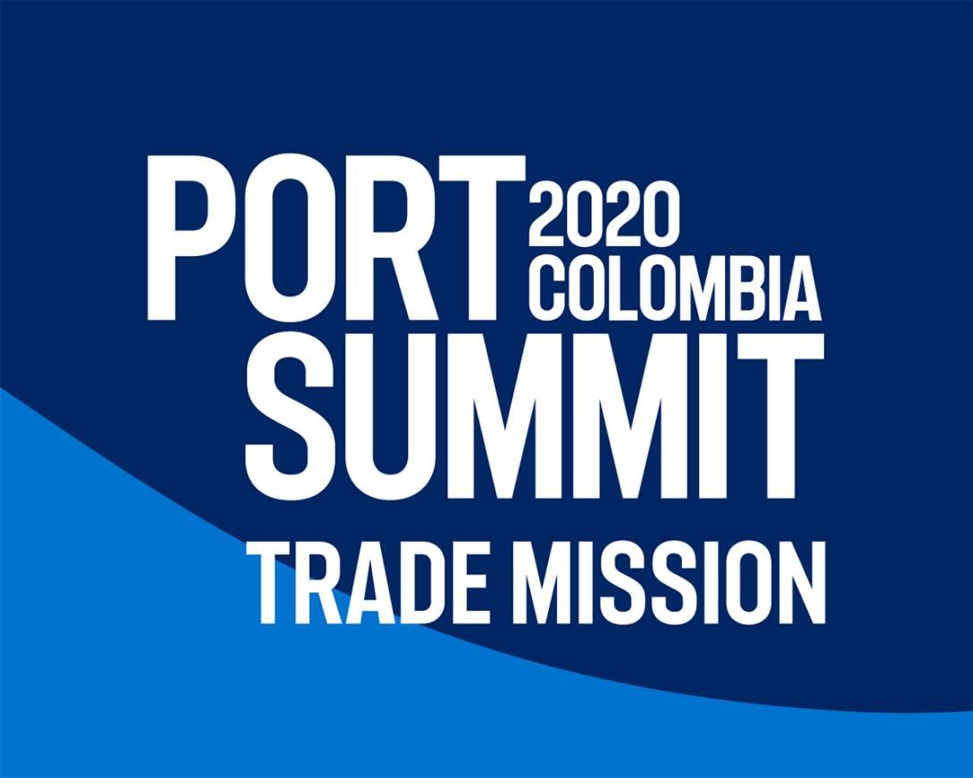 Logo de la Port Summit Trade Mission 2020 a Colòmbia.