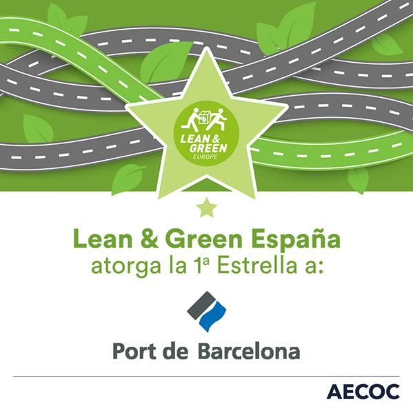 El Port de Barcelona és el primer port del món en obtenir l'estrella Lean & Green.