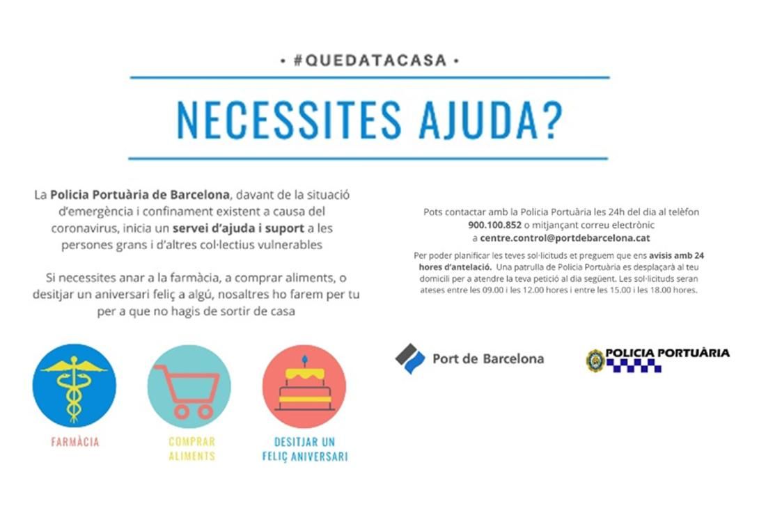Cartell informatiu de la campanya.