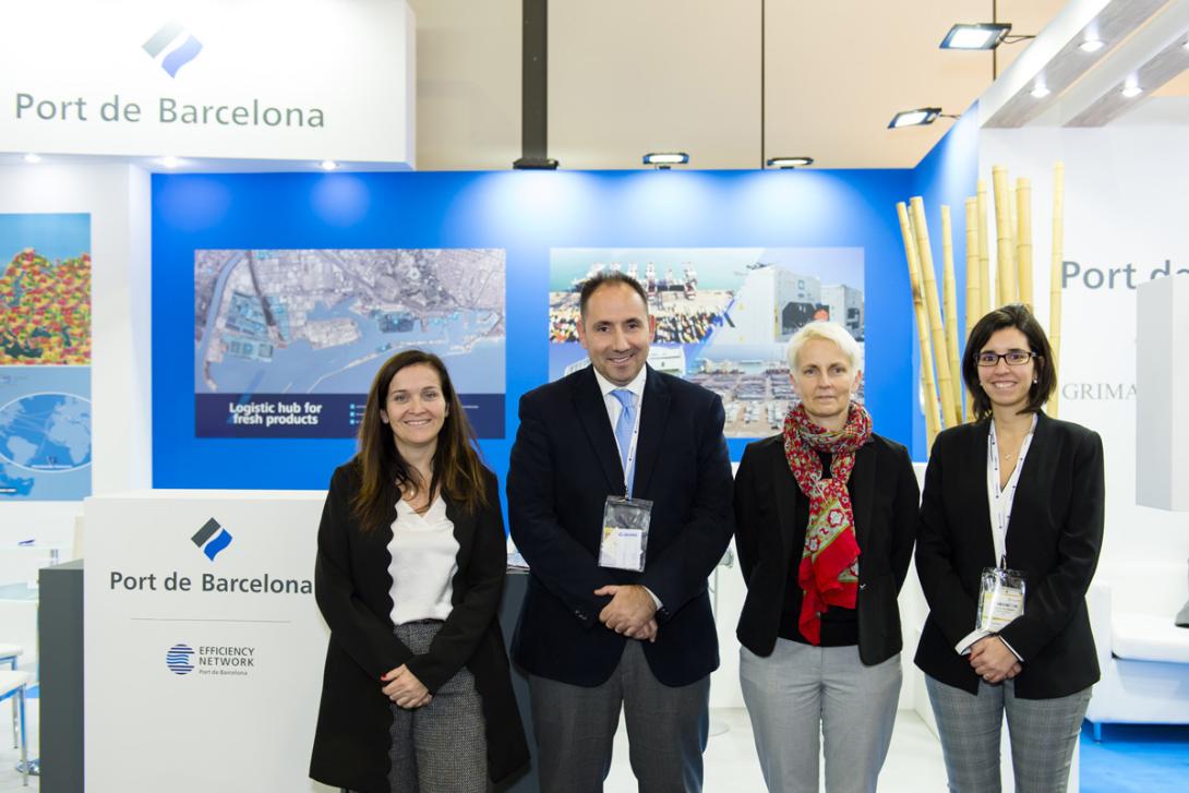 Representants del Port de Barcelona a Fruit Logistica.