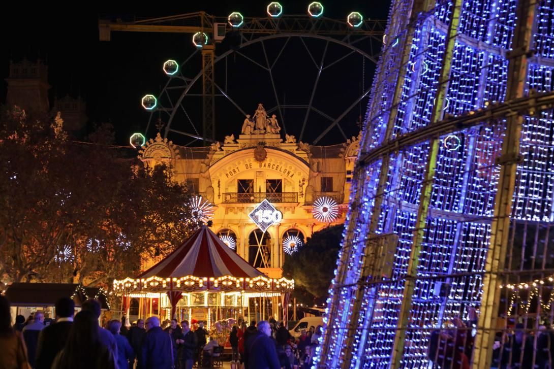 Fotografia de la Fira de Nadal.