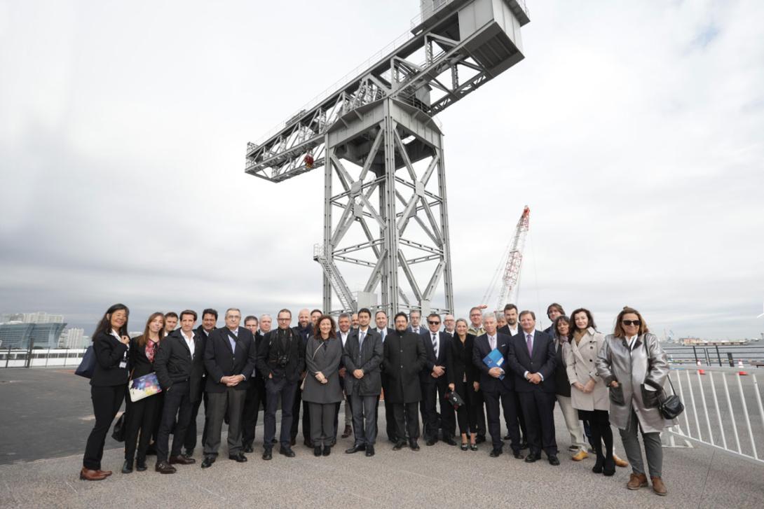 Los miembros de la Misión Empresarial del Port de Barcelona a Japón han visitado esta mañana el Puerto de Yokohama.