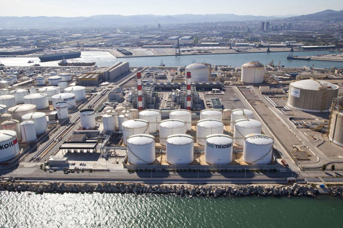 Vista del Moll de l'Energia.