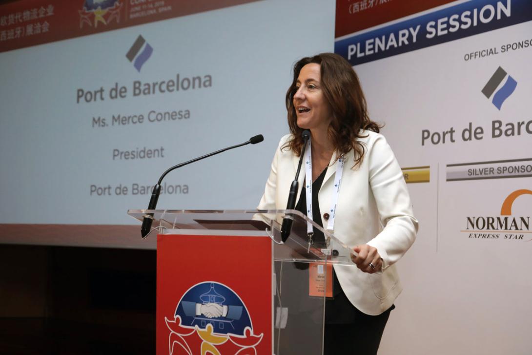 La presidenta del Port de Barcelona, Mercè Conesa.