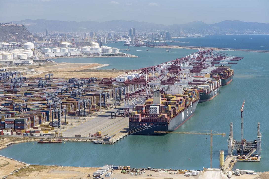 Imatge del Moll del Prat del Port de Barcelona.