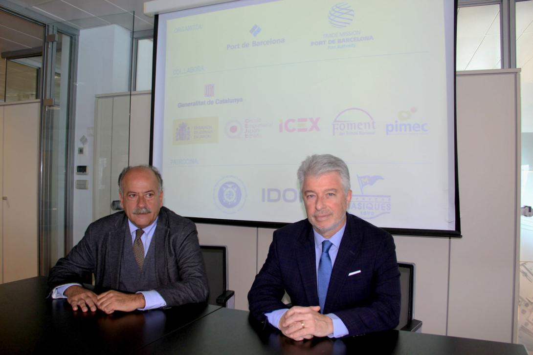 Presentació als mitjans de la Missió del Port de Barcelona al Japó.