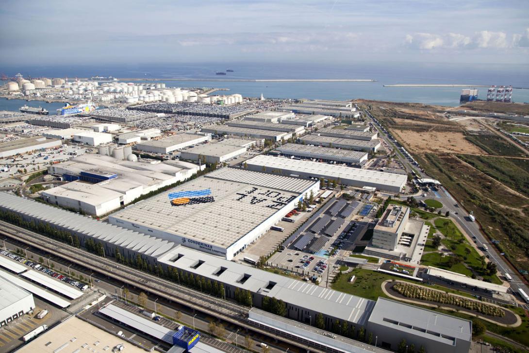 Vista aèria de la Zona d'Activitats Logístiques.