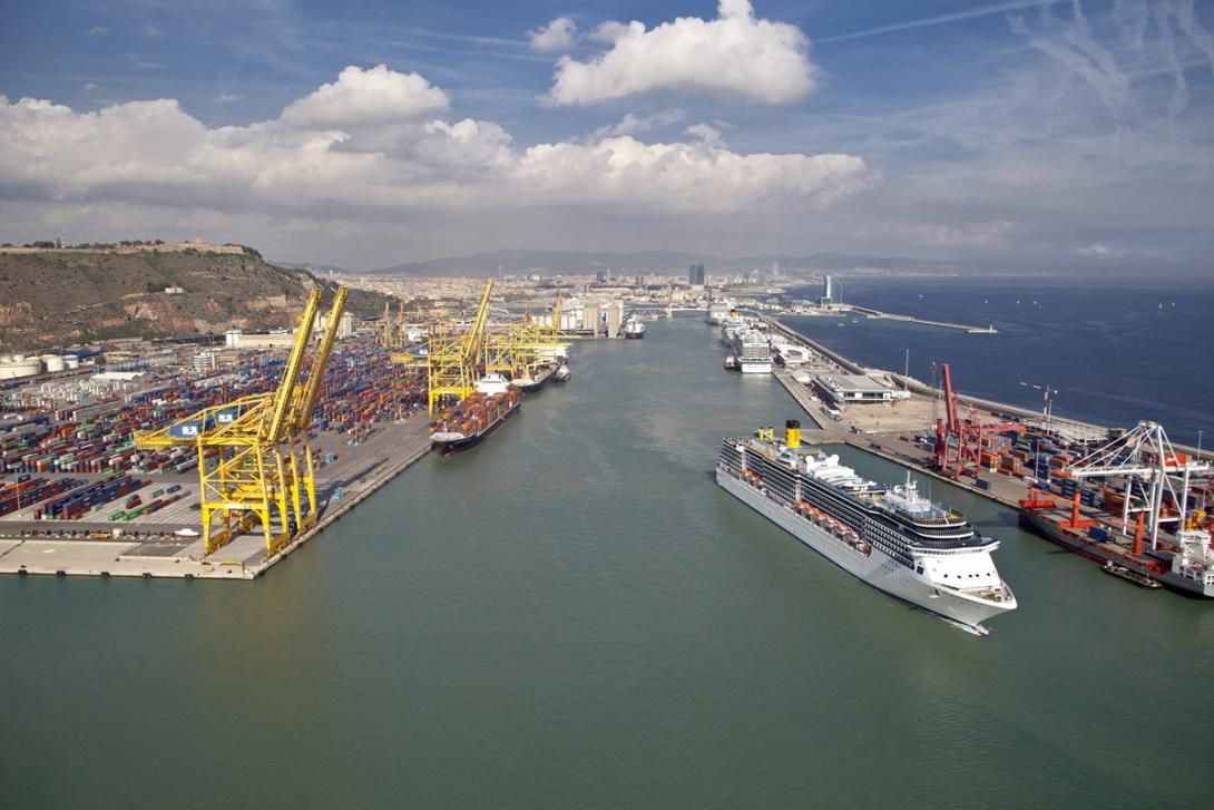Imatge general del Port de Barcelona.