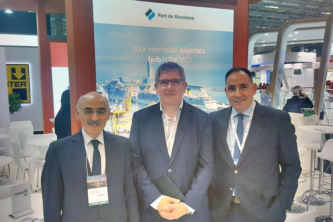 Representants del Port de Barcelona en Intermodal South America.