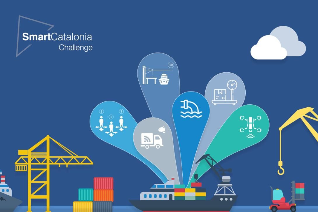 Cartel del Smart Catalonia Challenge.