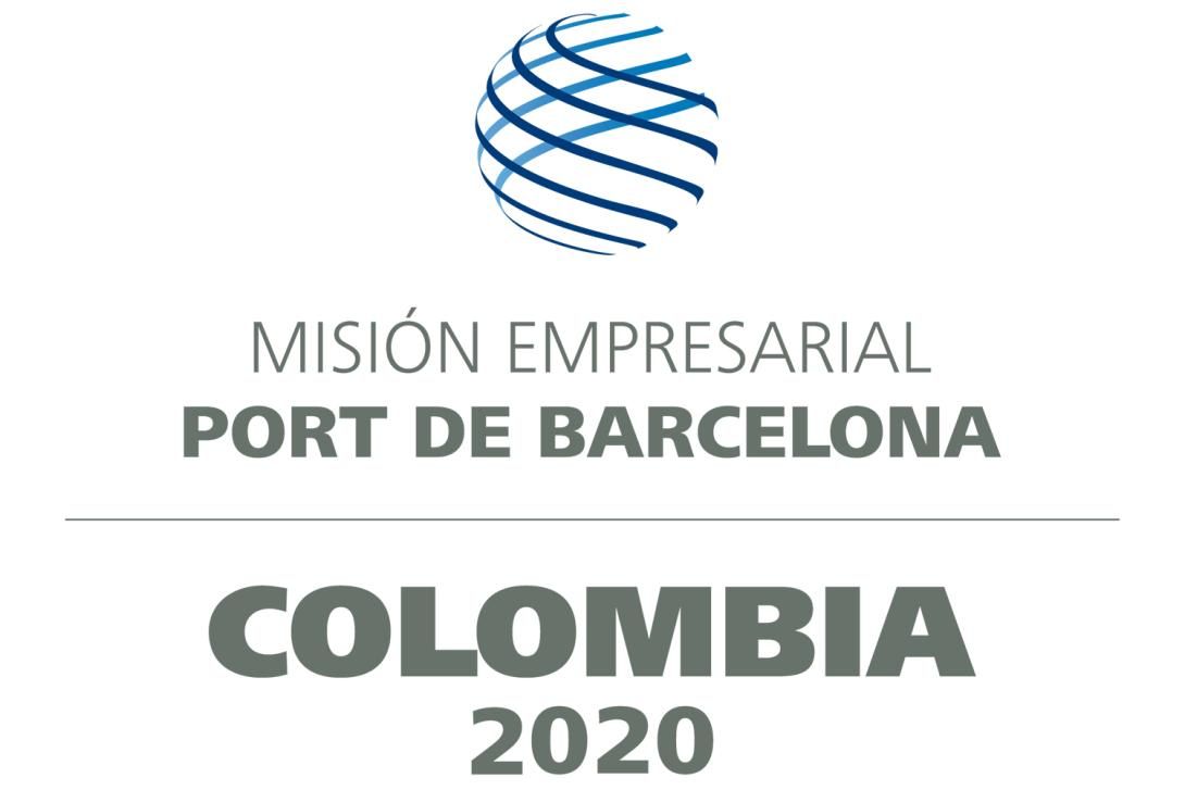Logo of the Port of Barcelona Business Mission to Colombia.