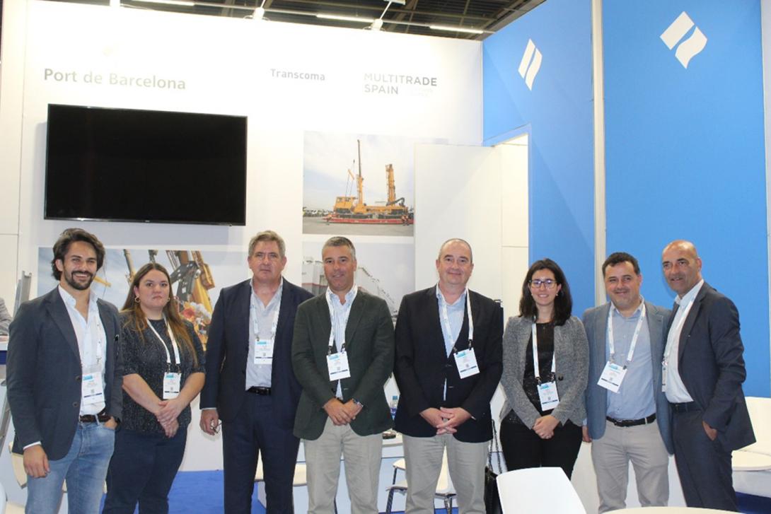 La delegació del Port de Barcelona a Breakbulk Europe.