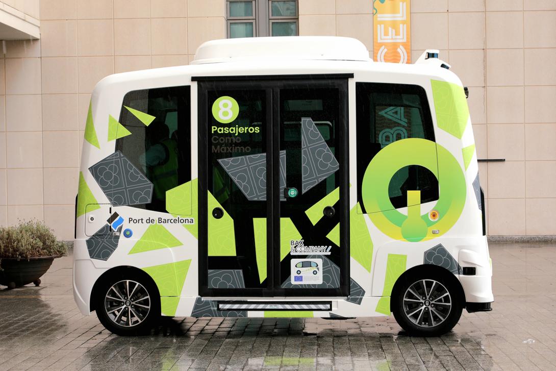 L'autobús autònom elèctric iniciarà el període de prova el proper 30 de maig i durant 4 setmanes en vials oberts al públic dins del territori portuari.
