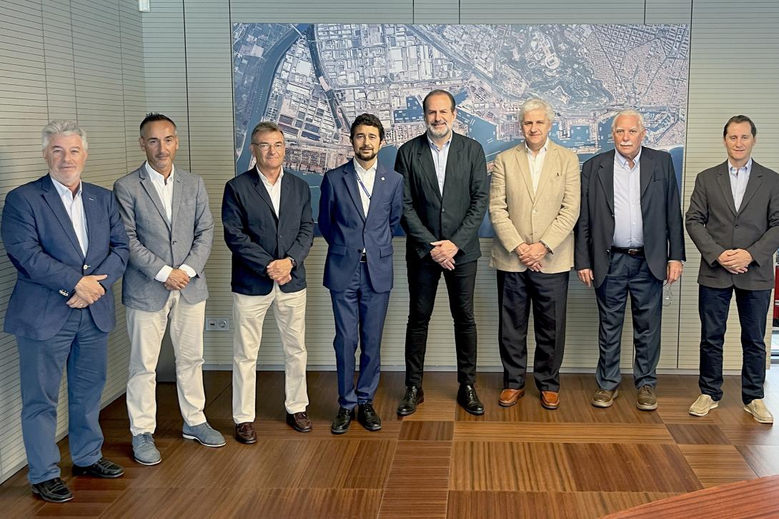 Els responsables del Port de Barcelona i del Puerto de Bahía Blanca.