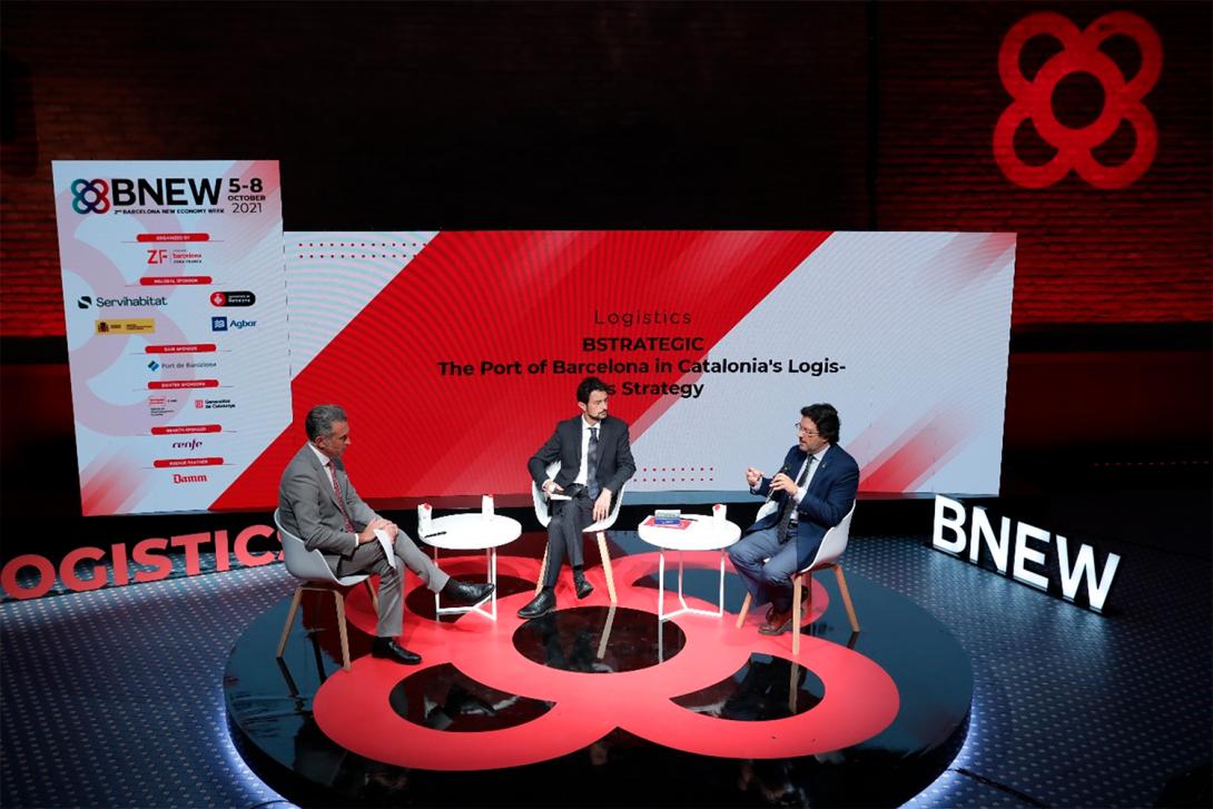 Intervención de Damià Calvet, presidente del Port de Barcelona, en la última edición del BNEW.
