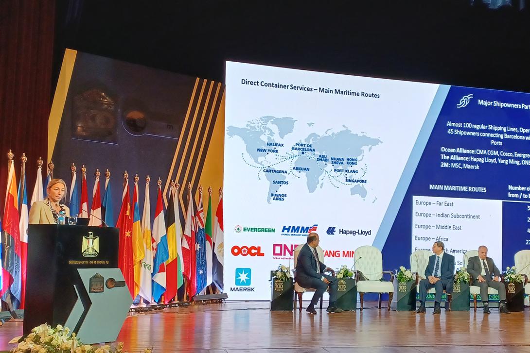 Carla Salvadó, subdirectora general de Comercial y Marketing, interviene en el congreso del 40 aniversario de la Asociación de Cámaras de Comercio del Mediterráneo (ASCAME).