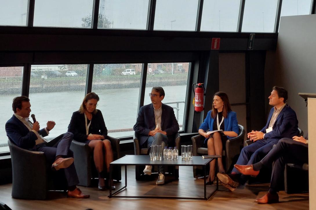 El jefe de Innovación del Port de Barcelona, Carles Rua, participa en la primera Conferencia Internacional PIONEERS que se ha celebrado en el Puerto de Amberes-Brujas.