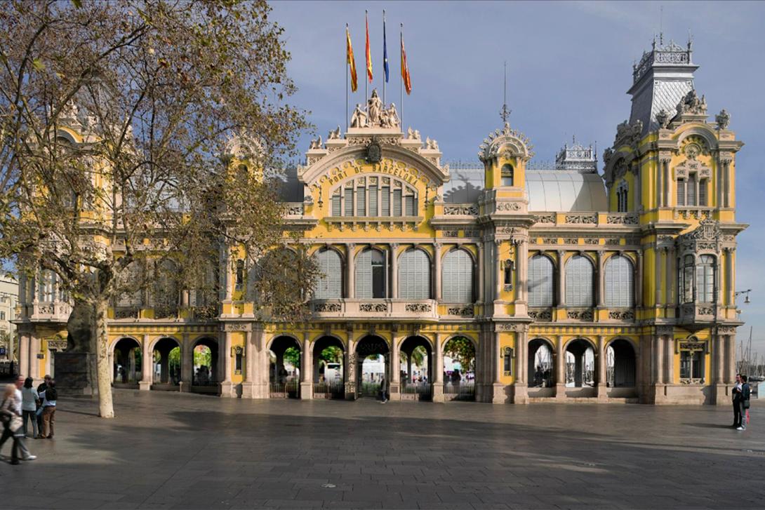 Render de la rehabilitació de l’edifici de Portal de la Pau.