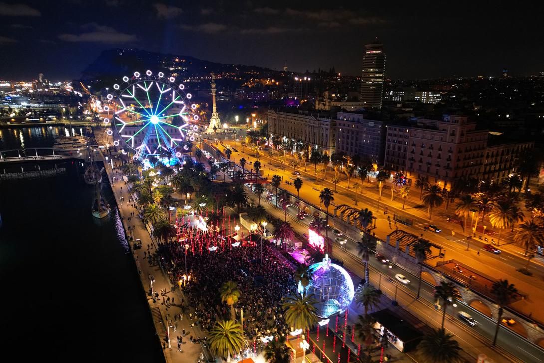 Fotografía nocturna de la última edición de Nadal al Port.