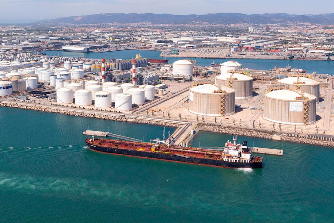 Moll de l’Energia del Port de Barcelona.