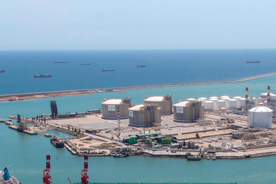 Muelle de la Energia del Port de Barcelona.