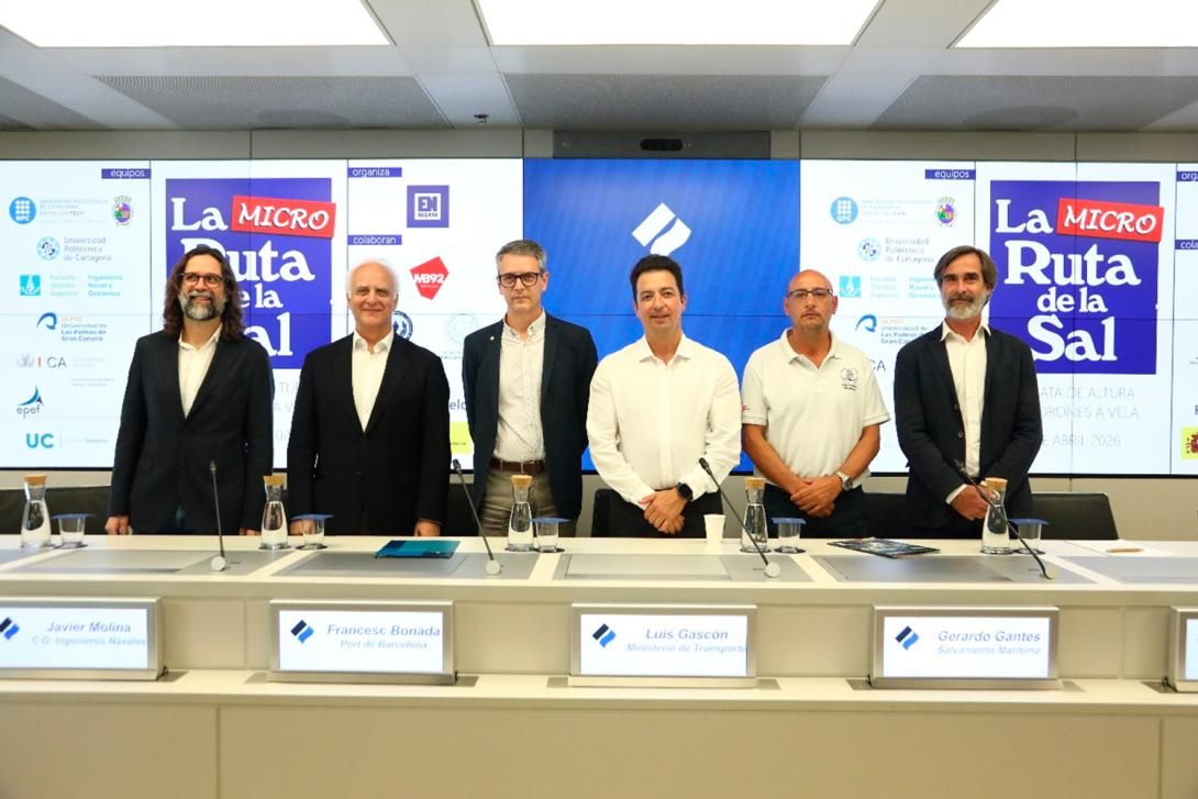 La presentació de La Micro Ruta de la Sal s’ha celebrat al Port de Barcelona.