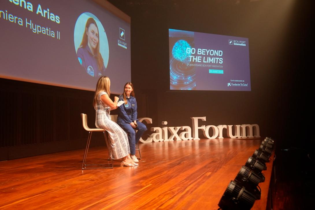 Helena Arias Casals, enginyera aeroespacial, ha compartit amb els assistents la seva experiència liderant la missió científica i tecnològica Hypatia II.