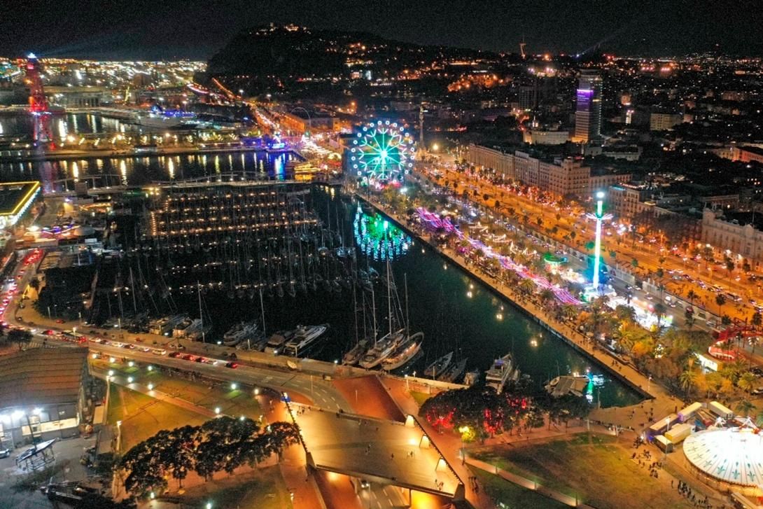 Imatge aèria de la darrera edició de “Nadal al Port”.