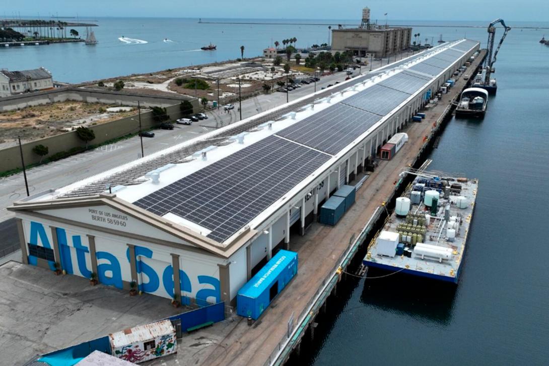Instal·lacions d’AltaSea al Port de Los Angeles.