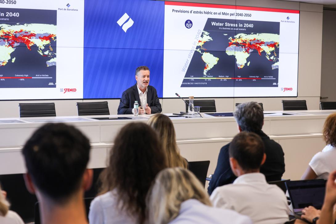 Sergi Marti, director general de Stenco - Grup MTA, durant la presentació.
